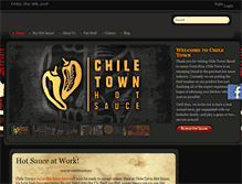 Tablet Screenshot of chiletownhotsauce.com